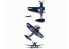 Academy maquette avion 12353 Chance Vought Corsair USN F4U-4 &quot;Bataille du réservoir de Jangjin 1/48