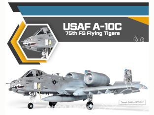 Academy maquette avion 12348 USAF A-10C "75th FS Flying Tigers" 1/48