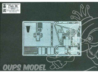 Aber 35184 German anti tank gun FLAK 36 - vol.2 - additional set - armour 1/35