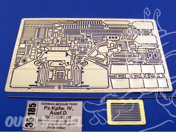 Aber 35185 German medium tank Pz.Kpfw. IV, Ausf. D - vol.1 - basic set 1/35