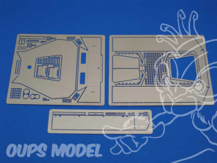 Aber 35207 Armoured personnel carrier Sd.Kfz. 251/1 Ausf. D - vol. 5 additional set blindage superieur 1/35