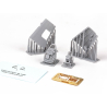 Eduard kit d'amelioration brassin Print 672318 Compartiment radio Messerschmitt Bf 109F Eduard 1/72