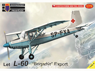 KP Model kit avion KPM0383 Let L-60 Brigadyr Export Sanitaire 1/72