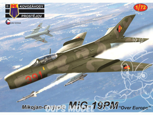 KP Model kit avion Kpm0389 Mikoyan-Gourevitch MiG-19PM au dessus de l'Europe 1/72
