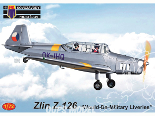 KP Model kit avion KPM0409 Zlin Z-126 Would-Be-Military Liveries 1/72