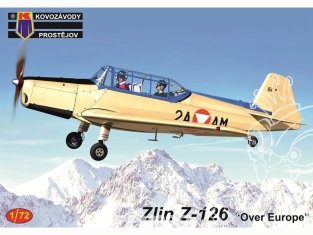 KP Model kit avion KPM0408 Zlin Z-126 Au dessus de l'Europe 1/72