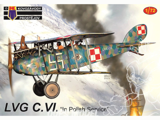 KP Model kit avion KPM0400 LVG C.VI dans les services polonais 1/72