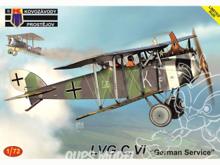 KP Model kit avion KPM0402 LVG C.VI dans les Service allemand 1/72