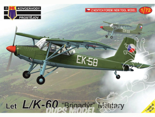 KP Model kit avion KPM0392 Let L/K-60 Brigadyr Militaire 1/72