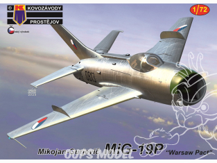 KP Model kit avion Kpm0391 Mikoyan-Gourevitch MiG-19P Pacte de Varsovie 1/72