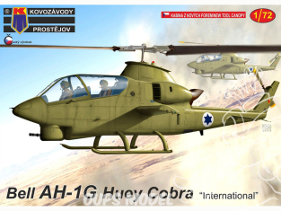 KP Model Hélicoptère KPM0380 Bell AH-1G Huey Cobra International 1/72