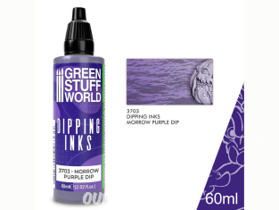 Green Stuff 3703 Encre Peintures Dipping inks 60 ml Morrow Purple Dip