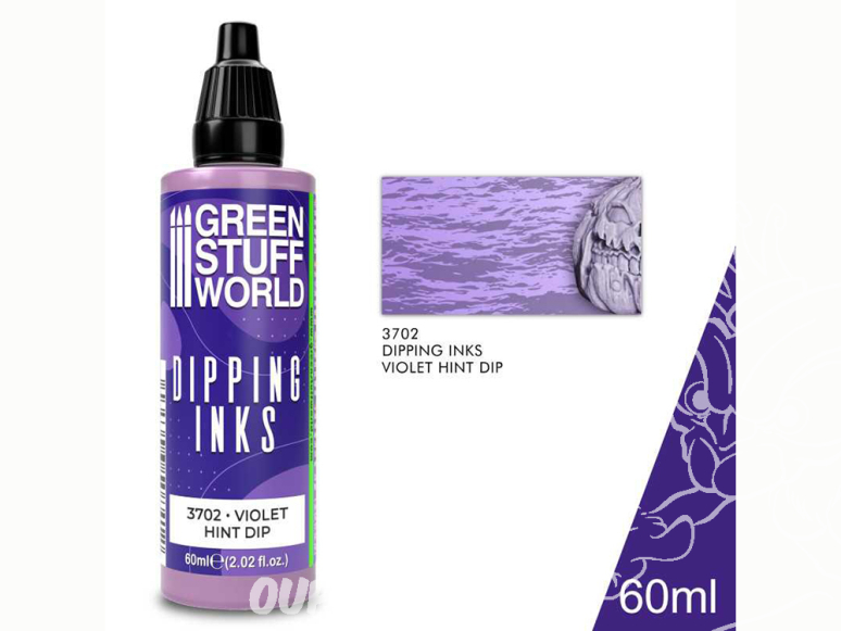 Green Stuff 3702 Encre Peintures Dipping inks 60 ml Violet Hint Dip