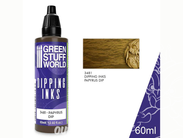 Green Stuff 3481 Encre Peintures Dipping inks 60 ml PAPYRUS DIP
