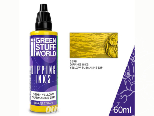 Green Stuff 3698 Encre Peintures Dipping inks 60 ml Yellow Submarine Dip