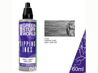 Green Stuff 3706 Encre Peintures Dipping inks 60 ml Grey Mist Dip