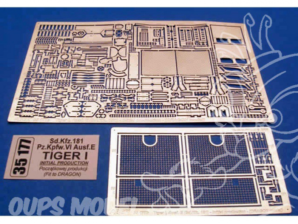 Aber 35177 Sd.Kfz.VI Ausf.E Tiger I, Initial production 1/35