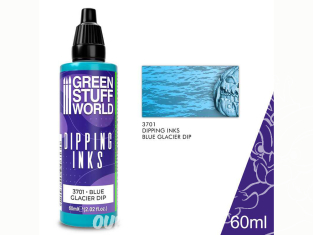 Green Stuff 3701 Encre Peintures Dipping inks 60 ml Blue Glacier Dip