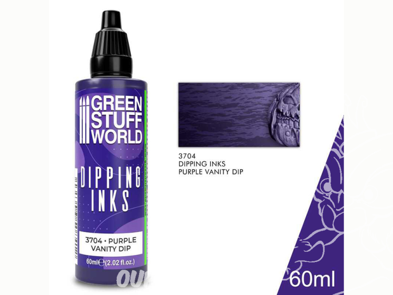 Green Stuff 3704 Encre Peintures Dipping inks 60 ml Purple Vanity Dip