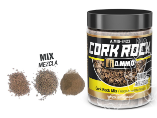 Mig accessoires 8423 Roche en liège Roche mélange - Cork rock mix 100ml