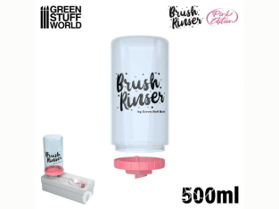 Green Stuff 513843 BOUTEILLE 500ml Rose pour Distributeur d'eau Brush Rinser