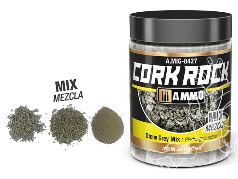 Mig Terraform 8427 Roche en liège Pierre grise mélange - Cork rock Stone grey mix 100ml