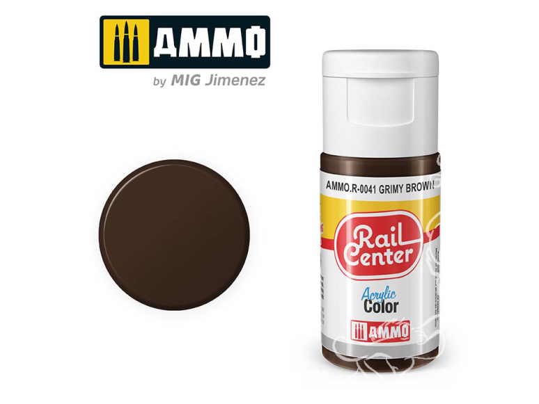 MIG peinture acrylique Rail Center R-0041 Brun sale 15ml