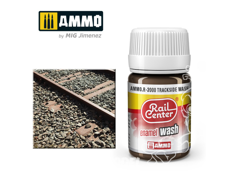 MIG peinture Rail Center R-2000 Lavis bord de rail 35ml