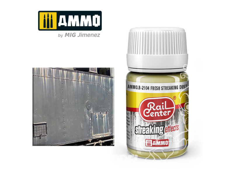 MIG peinture Rail Center R-2104 Streaking poussière fraiche 35ml