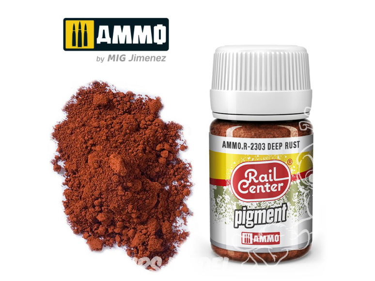 MIG peinture Rail Center R-2303 Pigment rouille profonde 35ml