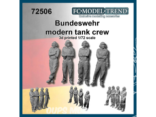 FC MODEL TREND figurines résine 72506 Equipage de char Bundeswehr 1/72