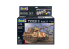 Revell maquette militaire 63129 Model Set Tiger II Ausf. B inclus peintures principale colle et pinceau 1/72