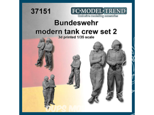 FC MODEL TREND figurine résine 37151 Equipage de char Bundeswehr moderne set 2 1/35