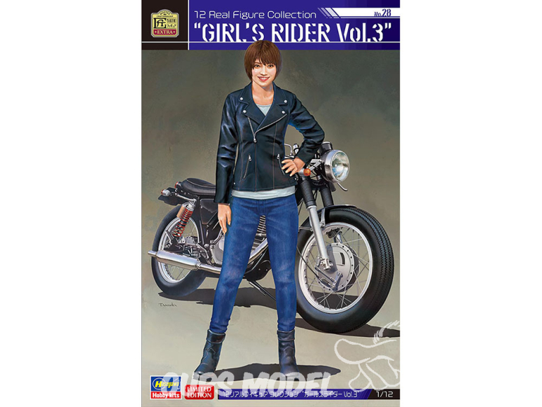 Hasegawa maquette figurine 52353 12 Collection de figurines réelles n ° 28 "Girls Rider Vol.3" 1/12