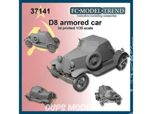 FC MODEL TREND maquette résine 37141 D8 Armored car 1/35
