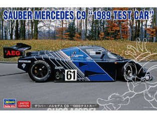 Hasegawa maquette voiture 20626 Sauber Mercedes C9 "voiture d'essai 1989" 1/24