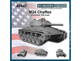 FC MODEL TREND maquette résine 48547 M-24 Chaffee 1/48