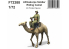 CMK Personnage resine F72388 Soldat de l&#039;Afrikakorps à dos de chameau Imprimé en 3D 1/72