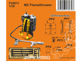 Special Hobby 3D Print militaire P35011 M2 Flamethrower 1/35