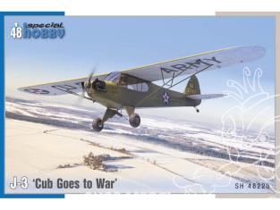 Special Hobby maquette avion 48220 Piper Cub J3 part en guerre 1/48