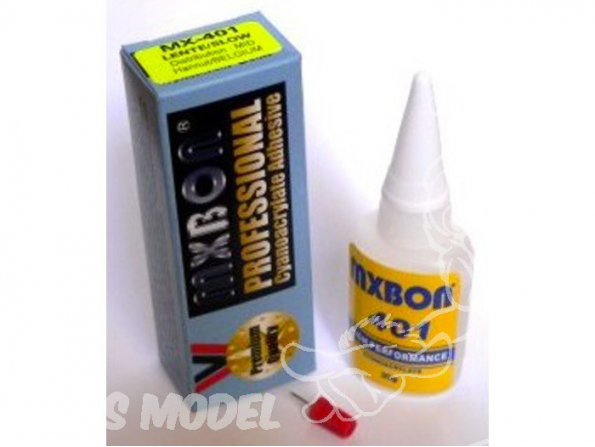 Mxbond 401 Tube de colle cyanoacrylate lente