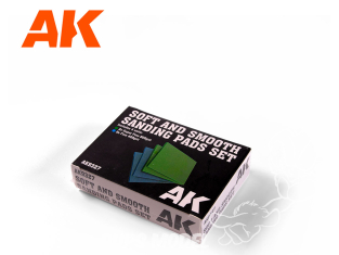 AK interactive outillage ak9327 éponges abrasive super flexibles SET 4 UNITÉS