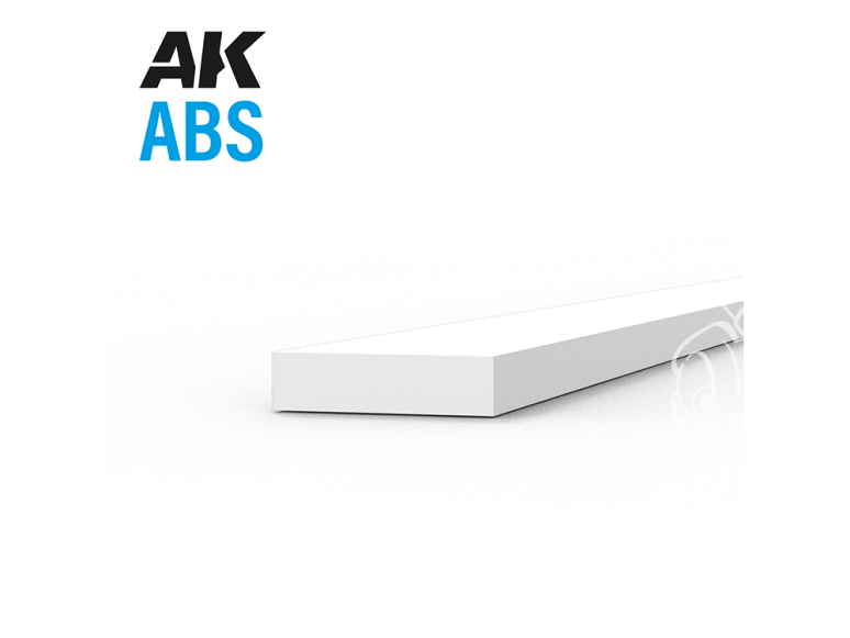 AK interactive ak6716 BANDE ABS 0.75 x 3.00 x 350mm 10 unités par sachet