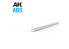 AK interactive ak6707 BANDE ABS 0.50 x 0.50 x 350mm 10 unités par sachet