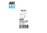 AK interactive ak6702 BANDE ABS 0.25 x 1.00 x 350mm 10 unités par sachet
