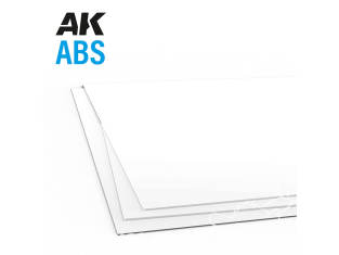 AK interactive ak6740 Plaque ABS 1mm d'épaisseur x 245 x 195 mm 2 unités par sachet