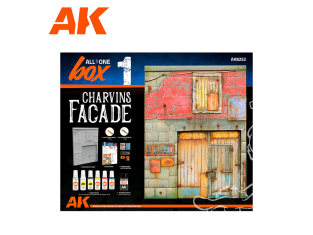 AK interactive ak8252 ENSEMBLE TOUT EN UN COFFRET 1 FAÇADE CHARVINS