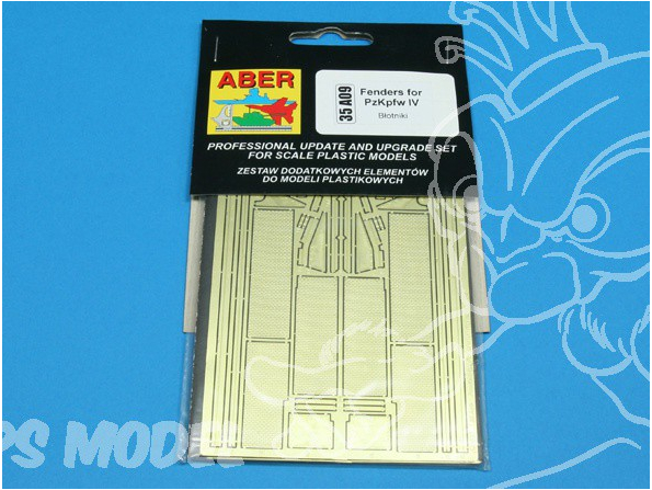 Aber 35A009 Ailes pour Panzer IV (for all Panzer IV like models) 1/35