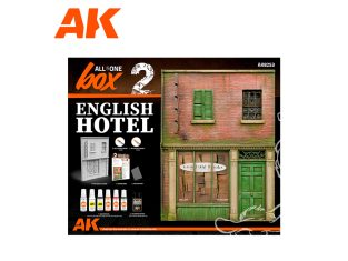 AK interactive ak8253 ENSEMBLE TOUT EN UN COFFRET 2 HÔTEL ANGLAIS