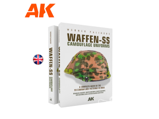 Ak Interactive livre AK130008 UNIFORMES DE CAMOUFLAGE WAFFEN-SS par WERNER PALINCKX en ANGLAIS